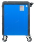 Тележка инструментальная, 6 выдвижных ящиков, с системой защиты от опрокидывания, синяя