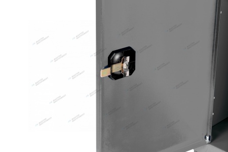 Верстак слесарный трехтумбовый, 2 серые створки (RAL 7012/7015)