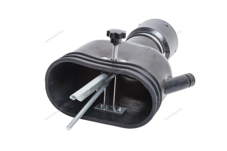 Насадка резиновая овальная с внутренней фиксацией на шланг D=90 мм