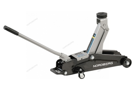 Домкрат подкатной для автолюбителя в кейсе, 2 т