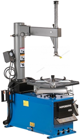 Станок шиномонтажный 380V п/автомат, 2х скор, стол с накладками, синий