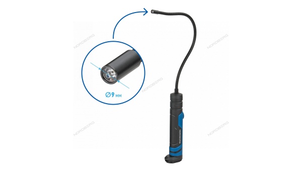 Фонарь светодиодный гибкий, аккумуляторный, 3,7 В