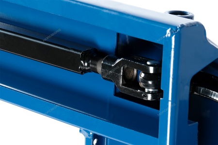 Тележка складская гидравлическая 2,5 т, усиленная, с резиновыми колесами (ПРОСЛЕЖИВАЕМАЯ)