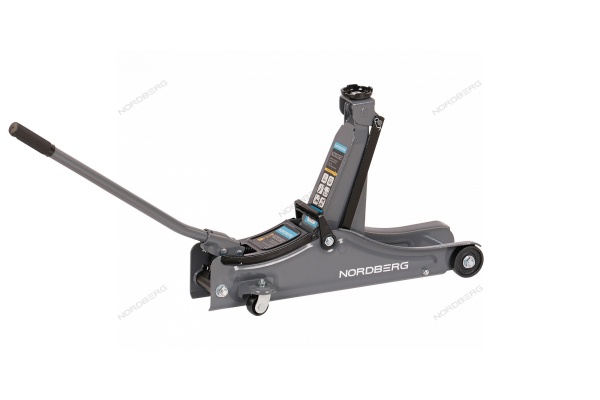 Домкрат подкатной для автолюбителя в кейсе, 2 т