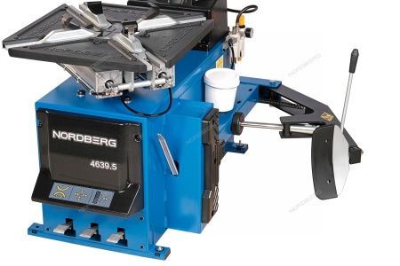 Станок шиномонтажный 380V п/автомат, 2х скор, стол с накладками, синий