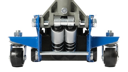 Домкрат подкатной 3 т с резиновой насадкой, быстрый подъем