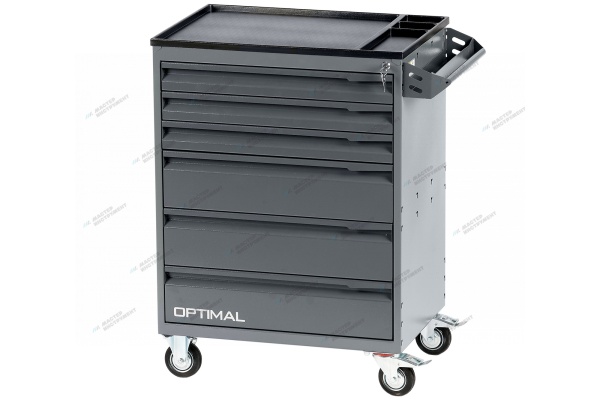 Тележка инструментальная, 6 выдвижных ящиков /OPTIMAL-NT116/