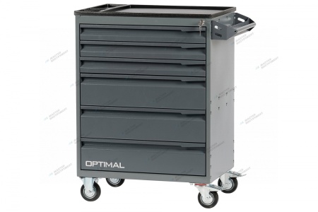 Тележка инструментальная, 6 выдвижных ящиков /OPTIMAL-NT116/