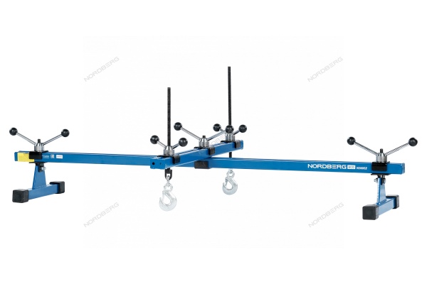 Стенд для вывешивания двигателей 500кг, с поперечной штангой, L=180 см