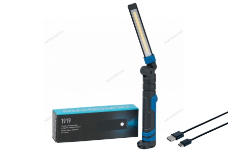 Фонарь светодиодный, складной, аккумуляторный