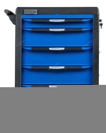 Тележка инструментальная с системой защиты от опрокидывания (серая)