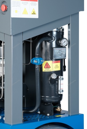 Компрессор винтовой, 7,5 кВт, 10 бар, 900 л/мин, ресивер 350 л, осушитель