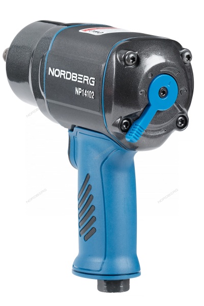 Пневмогайковерт ударный 1/2", 1300 Нм, флажковый переключатель усилия