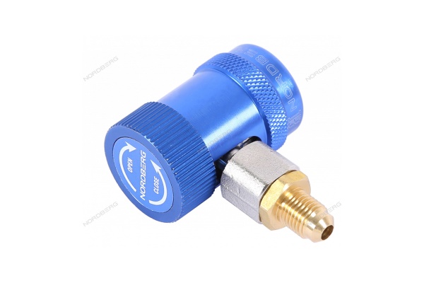 Муфта быстросъемная R134a низкое давление, синяя