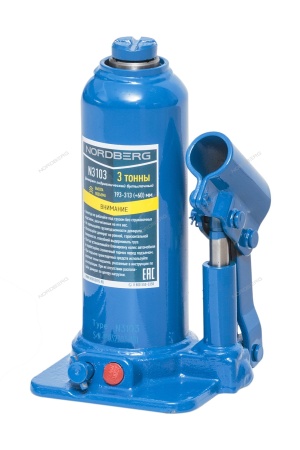 Домкрат бутылочный, 3 т