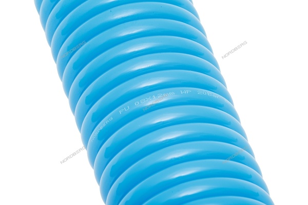 Шланг воздушный спиральный ПУ диам. 8х12 мм, 10 м