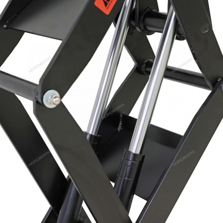 Стол подъемный гидравлический для АКБ электромобиля, 1000 кг, двойные ножницы