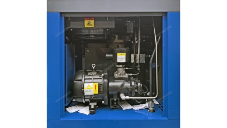 Компрессор винтовой, 7,5 кВт, 10 бар, 960 л/мин, ресивер 350 л, осушитель