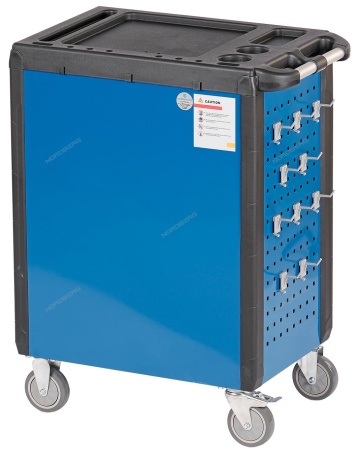 Тележка инструментальная, 7 выдвижных ящиков, синяя