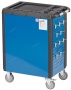 Тележка инструментальная, 7 выдвижных ящиков, синяя