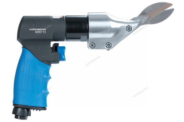 Пневмоножницы 2200 ход/мин, сталь до 1,5 мм, пистолетная рукоять