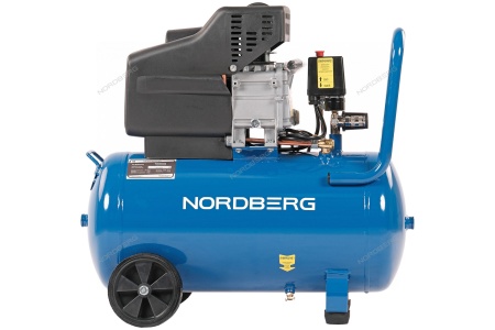 Компрессор поршневой 220 В, ресивер 50 л, 240 л/мин