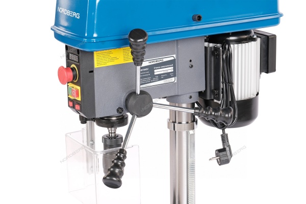 Станок сверлильный с тисками, 500 Вт, 16 мм, вариатор скорости