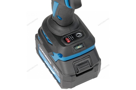 Гайковерт аккумуляторный, 1/2", 20 В, 1000 Нм, 2 аккумулятора 4A и зарядное устройство, в кейсе