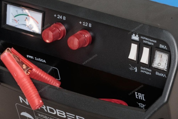 Пуско-зарядное устройство 12/24 В, 180 A