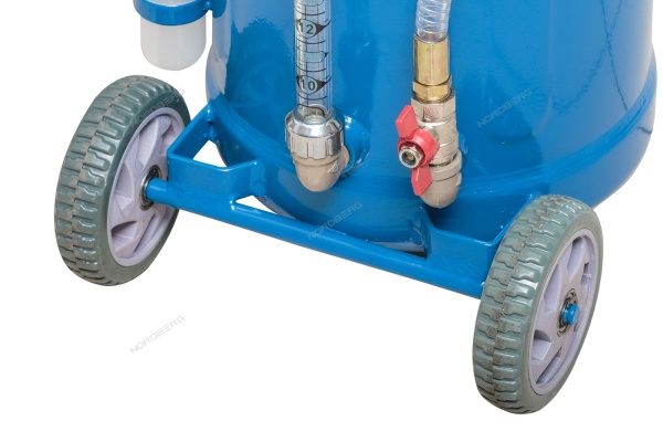 Установка для сбора масла пневматическая, 30 л, синяя