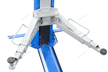 Подъемник 380V 2х стоечный 5т, с нижней синхронизацией, с электростопорами, синий