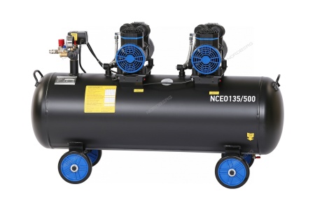 Компрессор безмасляный 220 В, ресивер 135 л, 500 л/мин