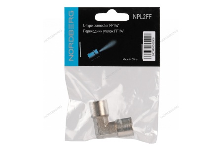 Переходник уголок FF1/4"