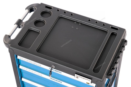 Тележка инструментальная профессиональная (синяя)