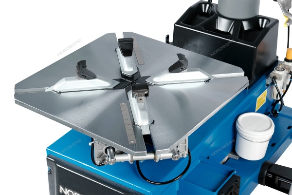 Станок шиномонтажный 380V п/автомат, 2х скоростн, зажимы 13-26", взрыв подк, синий