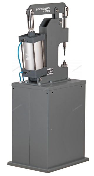 Пневматический станок для заклепки тормозных колодок, цилиндр 160, с тумбой