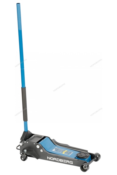 Домкрат подкатной 3,5 т, низкий подхват