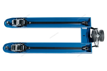 Тележка складская гидравлическая 2,5 т, с резиновыми колесами