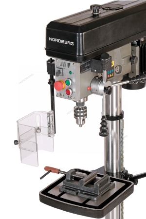 Станок сверлильный профессиональный (750 Вт, 25 мм, 5 скоростей, нарезание резьбы, тиски)