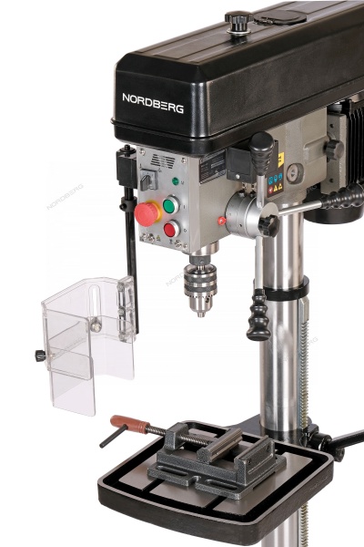 Станок сверлильный профессиональный (750 Вт, 25 мм, 5 скоростей, нарезание резьбы, тиски)