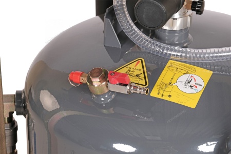 Установка для сбора масла пневматическая, 115 л, серая