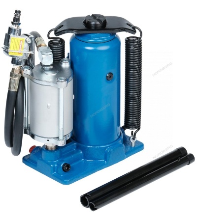 Домкрат бутылочный пневмогидравлический, 12 т