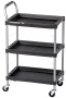Тележка инструментальная, 3 пластиковые полки