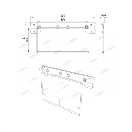 Диспенсер для бумажных полотенец в больших рулонах (RAL 7012)