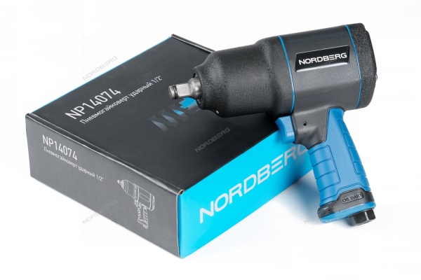 Пневмогайковерт ударный 1/2", 745 Нм