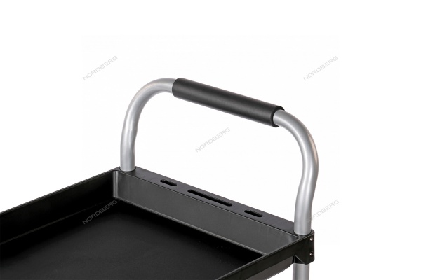 Тележка инструментальная, 3 пластиковые полки