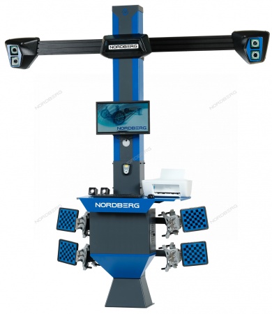 Стенд сход-развал 3D четырехкамерный, синий