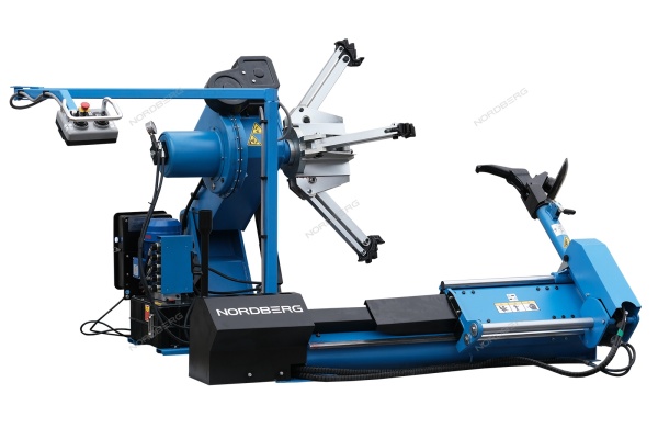 Станок шиномонтажный для грузовых автомобилей 14"-42", с пультом на штанге, 380V, синий