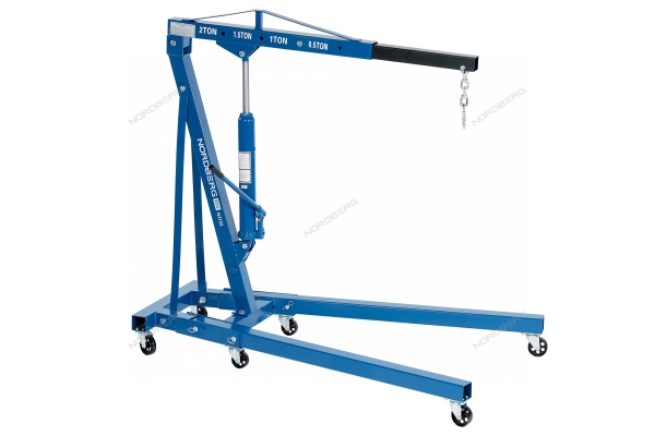 Кран гидравлический 2 тонны, складной