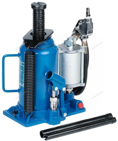 Домкрат бутылочный пневмогидравлический, 20 т